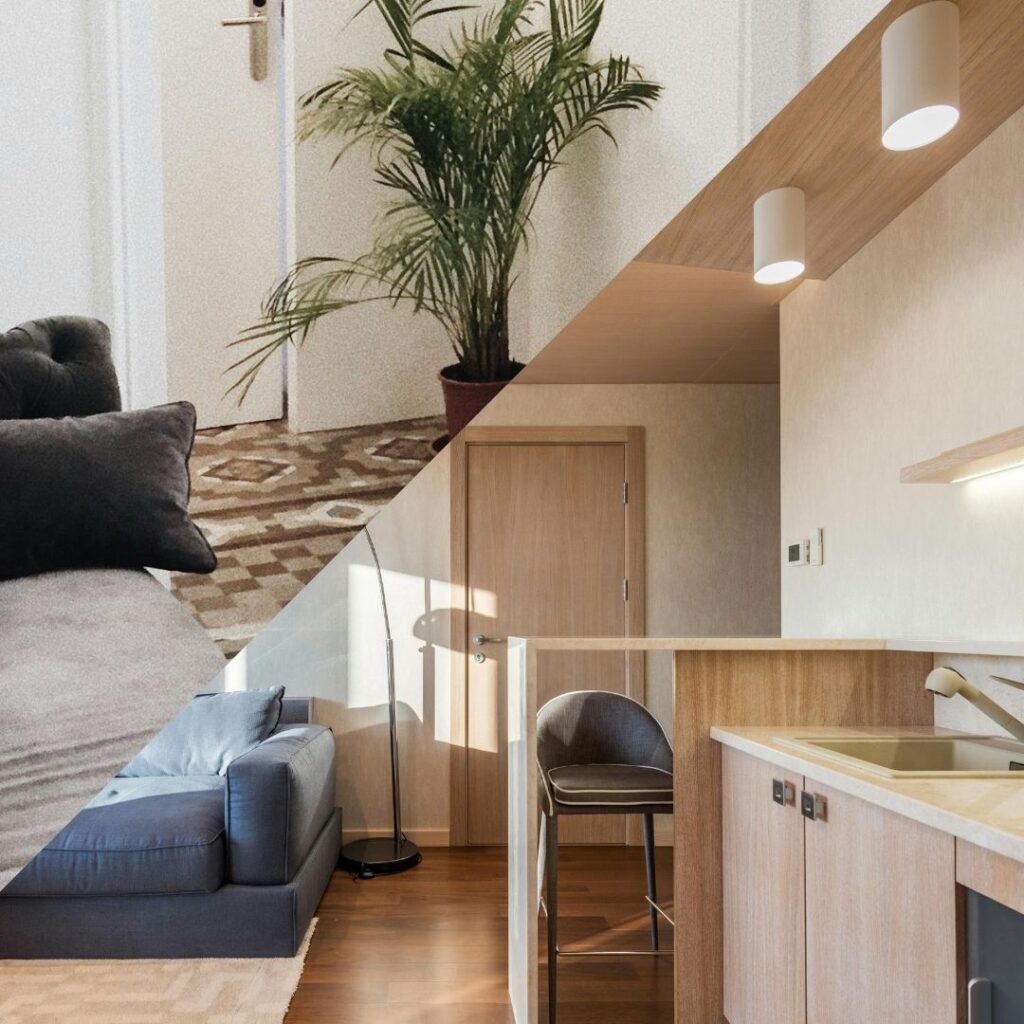 mieszkanie małe apartament drzwi wejściowe przytulny