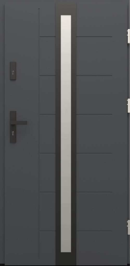 Drzwi zewnętrzne do domu Libre 32 Noir