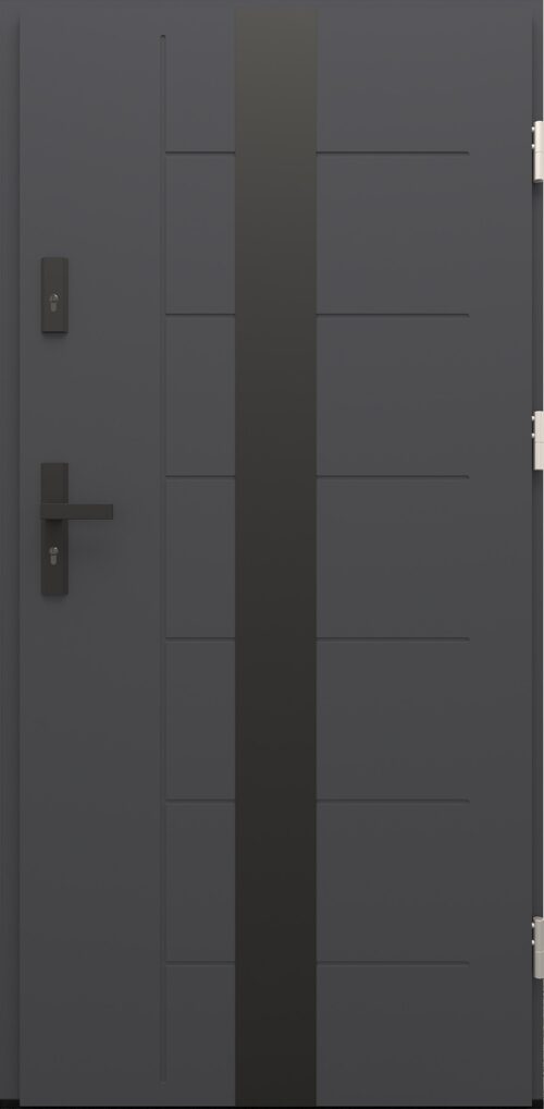 Drzwi zewnętrzne do domu Libre 03 Noir Matt