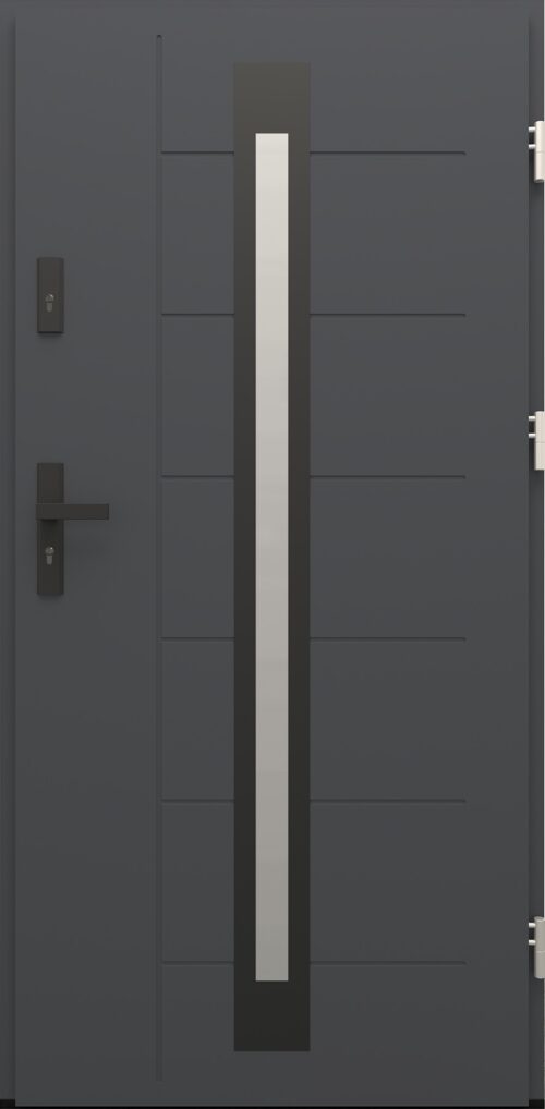 Drzwi zewnętrzne do domu Libre 34 Noir Matt