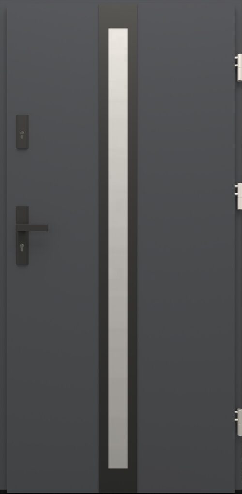 Drzwi zewnętrzne do domu Otto 32 Noir