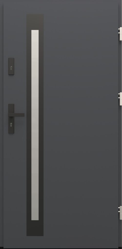 Drzwi zewnętrzne do domu Otto 34B Noir