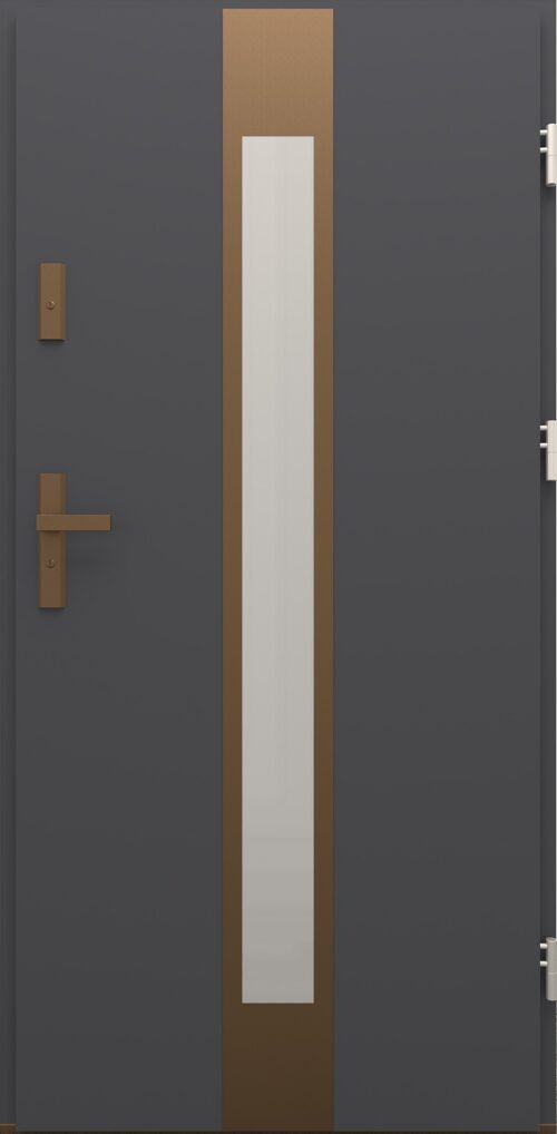 Drzwi zewnętrzne do domu Otto 35 Gold