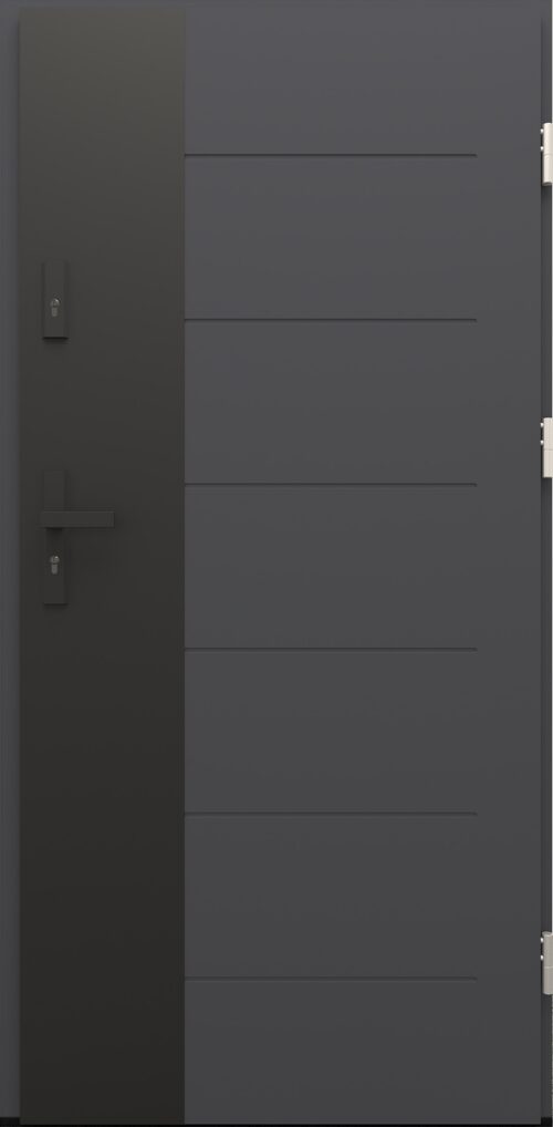 Drzwi zewnętrzne do domu Libre 02 Noir Matt