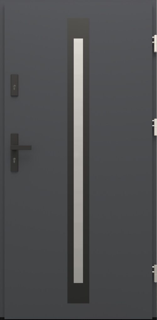 Drzwi zewnętrzne do domu Otto 34 Noir