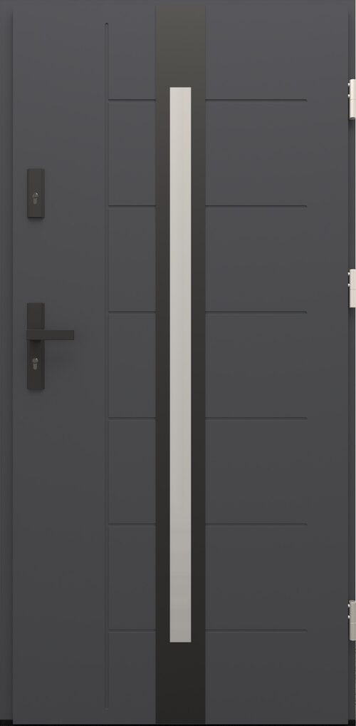 Drzwi zewnętrzne do domu Libre 12 Noir Matt