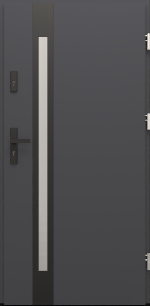 Drzwi zewnętrzne do domu Otto 12B Noir Matt