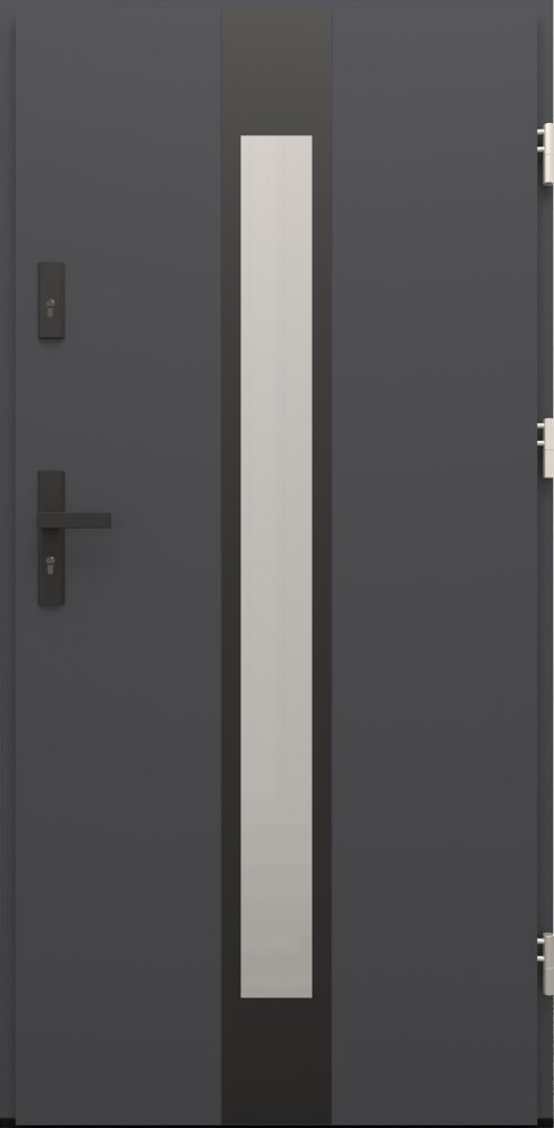 Drzwi zewnętrzne do domu Otto 35 Noir