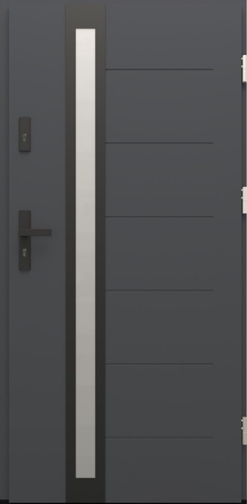 Drzwi zewnętrzne do domu Libre 32B Noir Matt