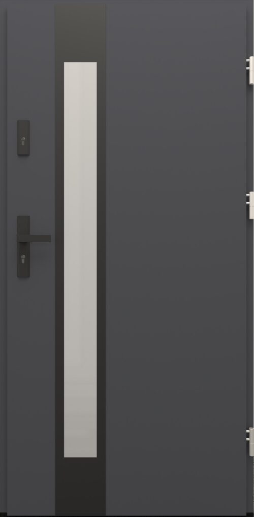 Drzwi zewnętrzne do domu Otto 35B Noir Matt