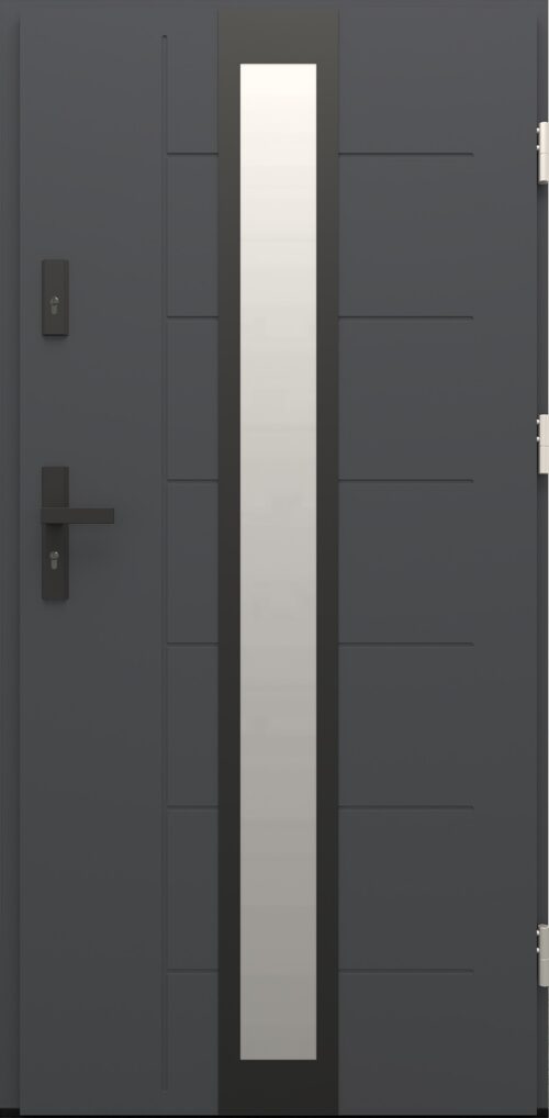 Drzwi zewnętrzne do domu Libre 33 Noir Matt