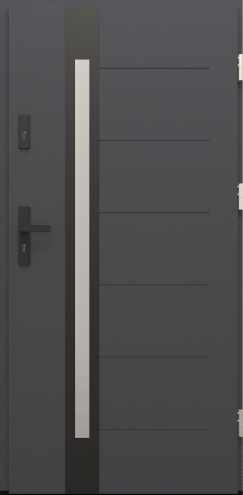 Drzwi zewnętrzne do domu Libre 12B Noir Matt