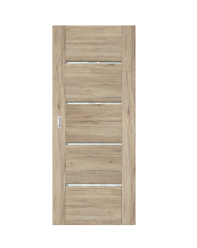 dębowe drzwi przesuwne