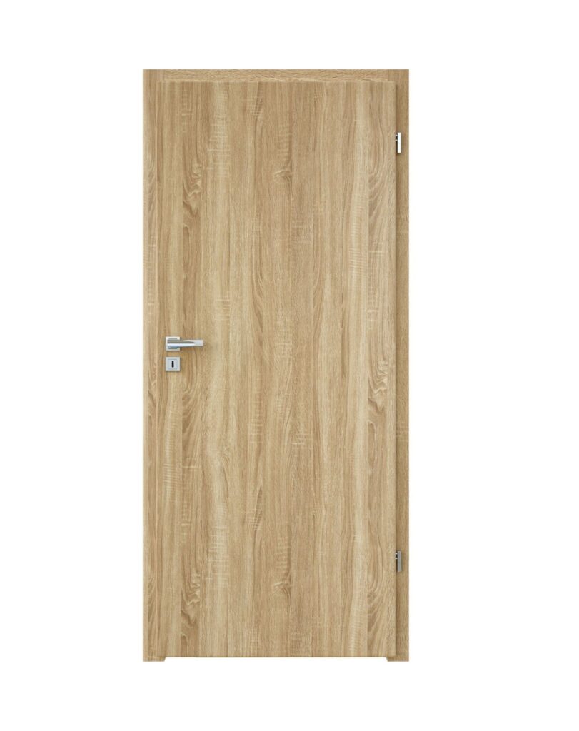 jasne dębowe drzwi wewnętrzne 