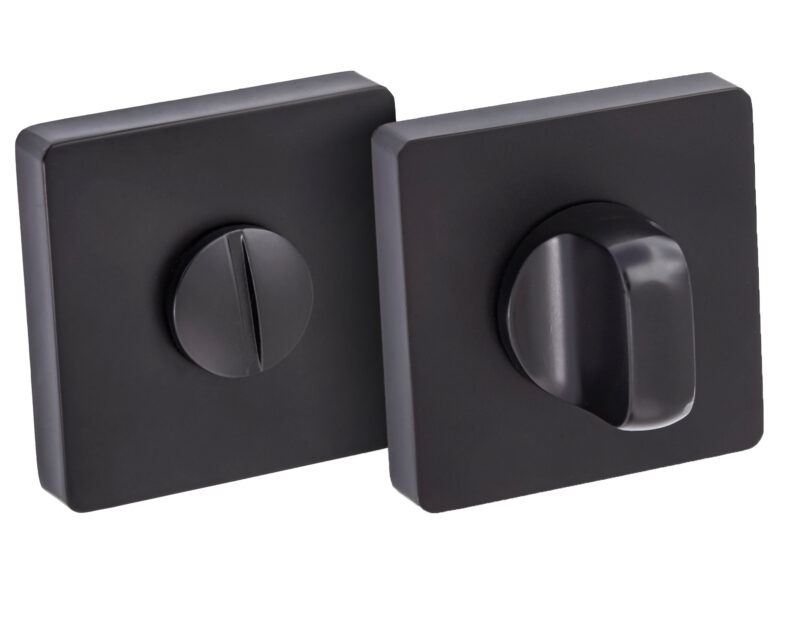 Szyld kwadratowy R w wersji WC kolor czarny