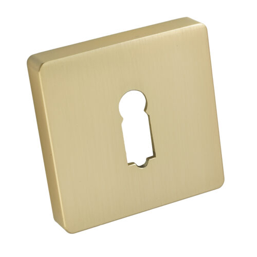 Szyld kwadratowy R w wersji KLUCZ kolor satyna mosiądz