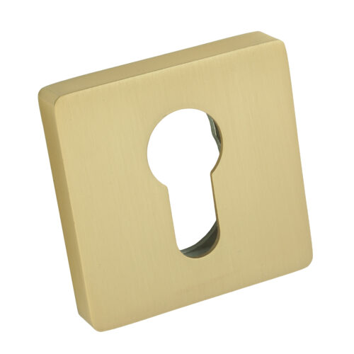 Szyld kwadratowy R w wersji WB kolor satyna mosiądz