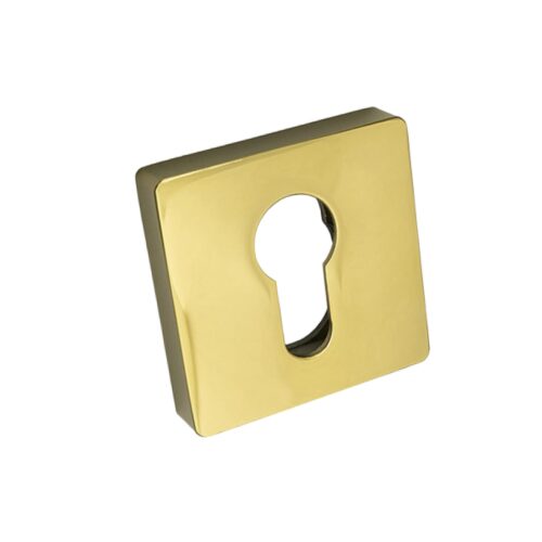 Szyld kwadratowy R w wersji WB kolor mosiądz pvd