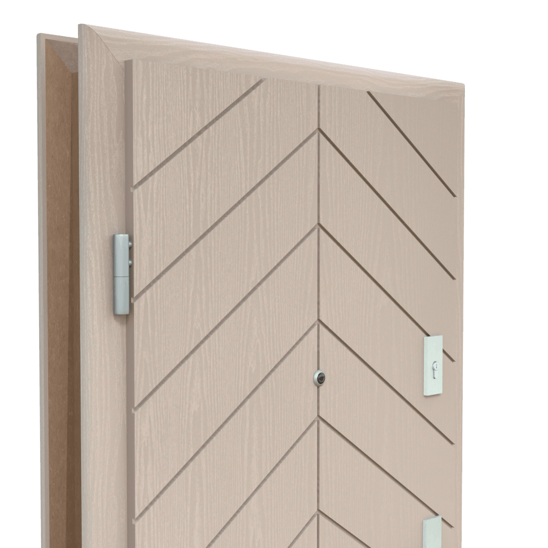 Drzwi Frezowanie 3mm Nowoczesne