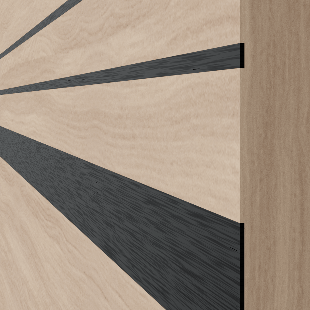 Detal Czarne szczotkowane