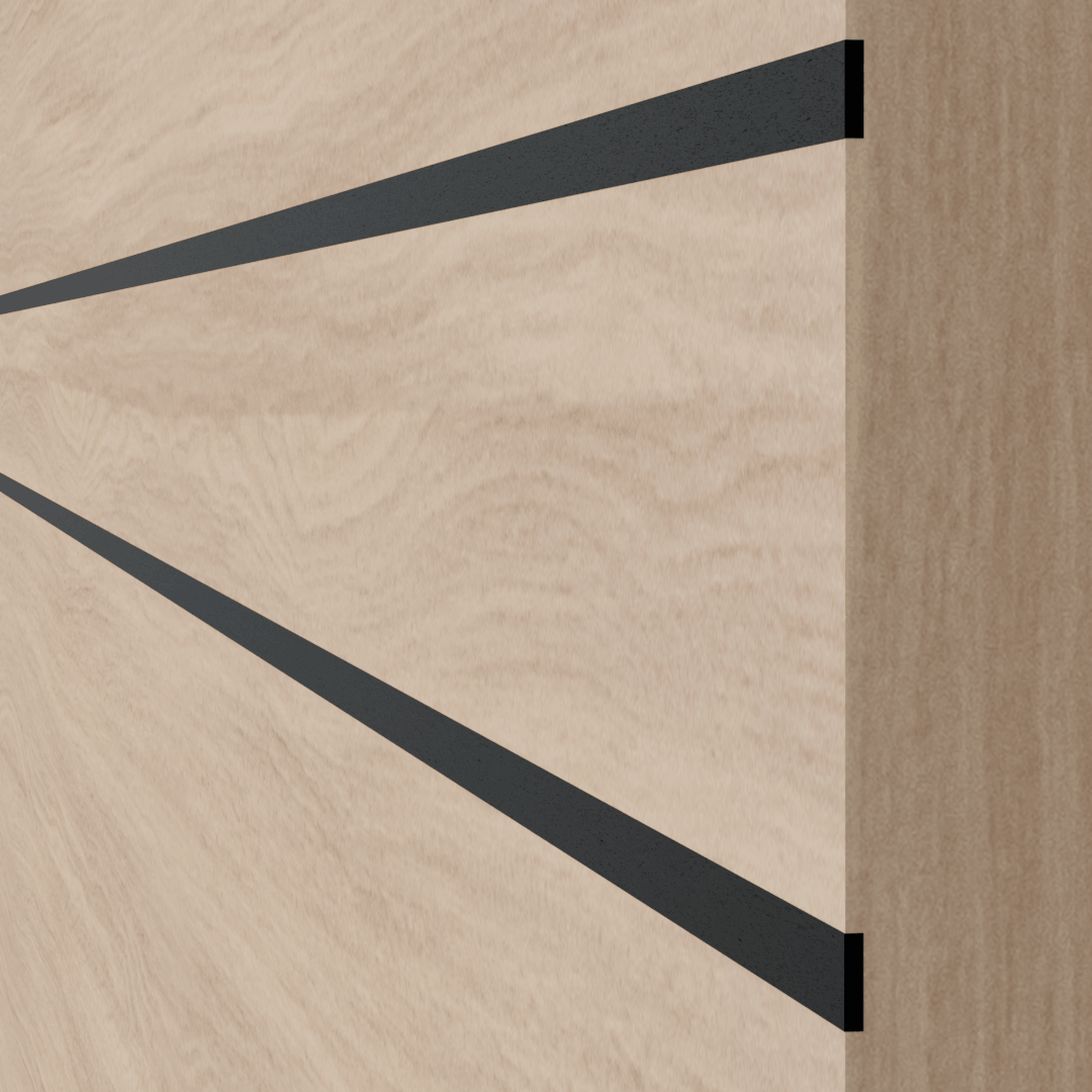 Detal Czarne gładkie