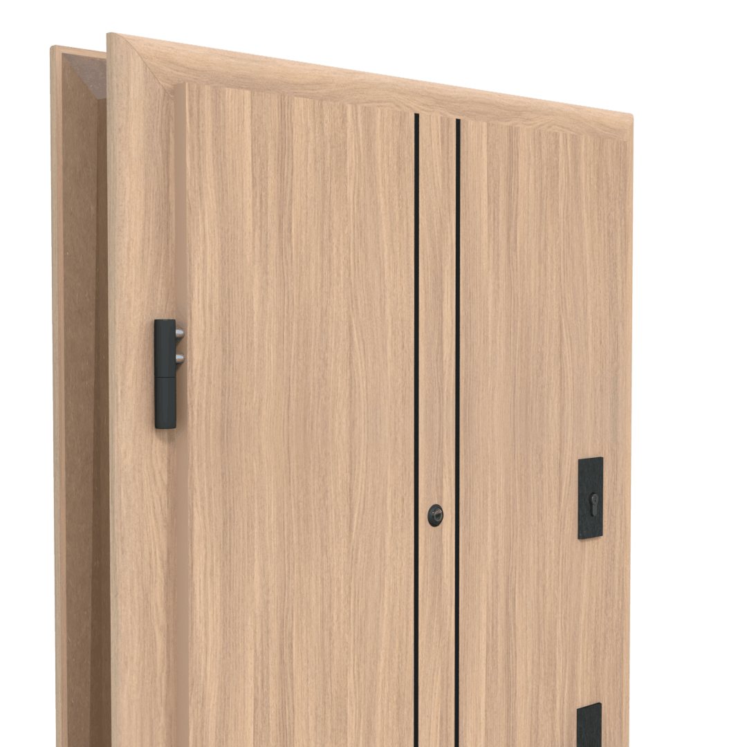 Intarsje Czarne gładkie