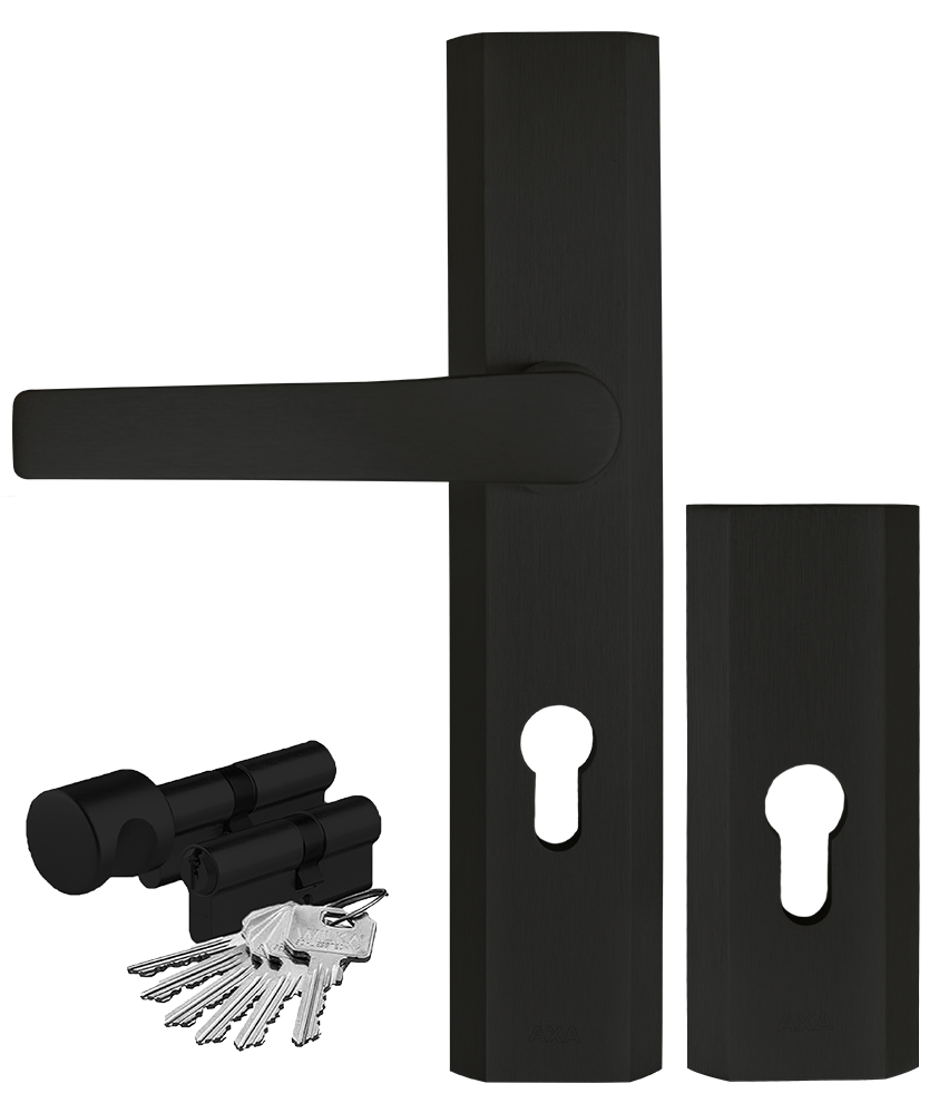 Zestaw okuć antywłamaniowych Trust Black
