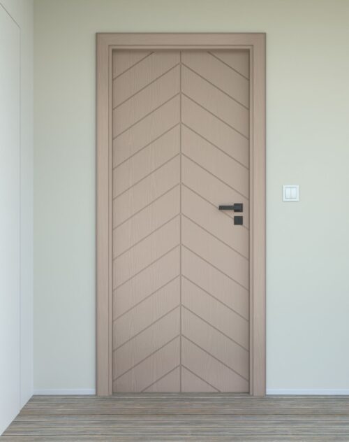 Drzwi wewnętrzne akustyczne Bastion Interior N-208 z ościeżnicą