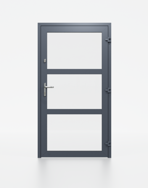Drzwi aluminiowe 111,5 x 210 cm Aluron AS75 model 4